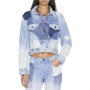 FRAME // ltd ed cropped fresco oversized denim jacket